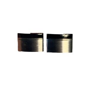 WCJ Stainless Steel Black Onyx Mens‎ Cufflinks Formal Business Dress Shirt